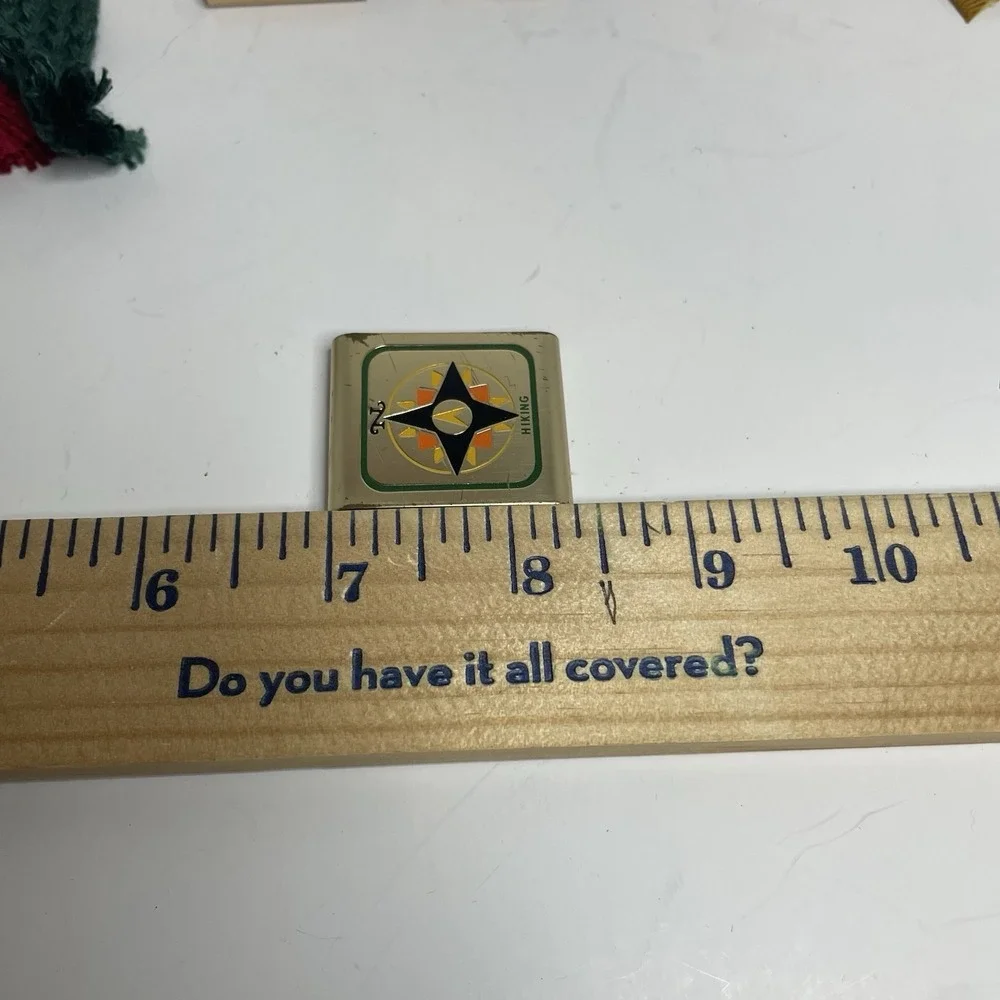 Boy Scout BSA belt loop slides, skill awards Lot 7 Webelos Ribbons Badges Pins